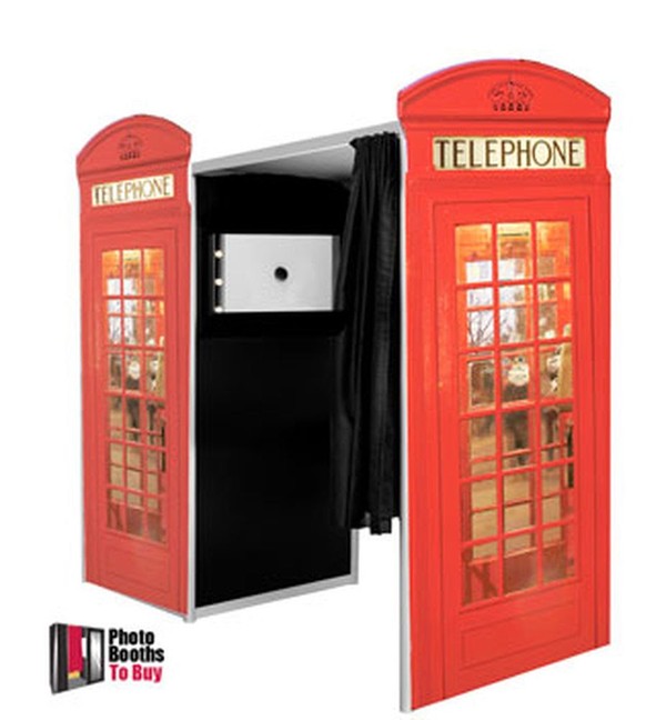 Telephone box photo booth