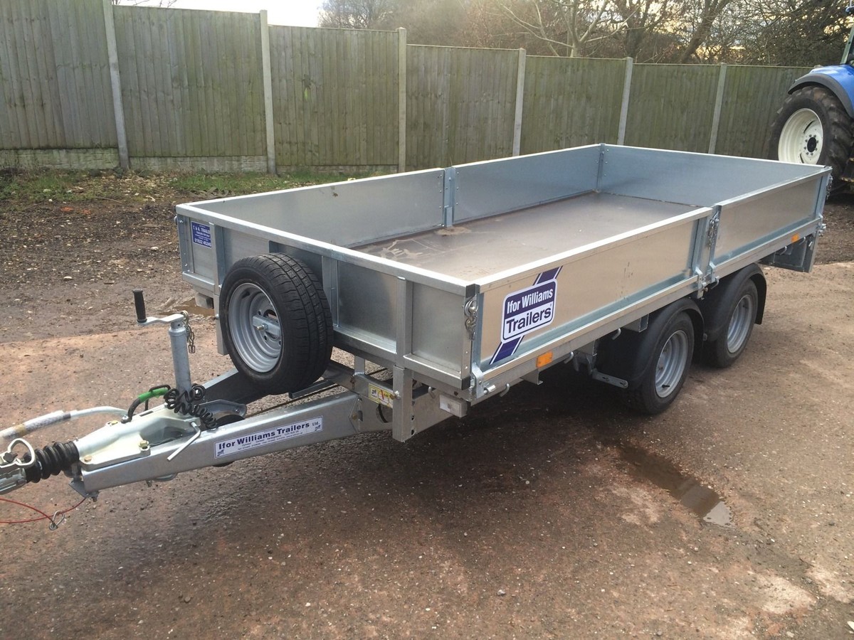 Secondhand Trailers Drop Side Trailers Ifor Williams LM125 12ft