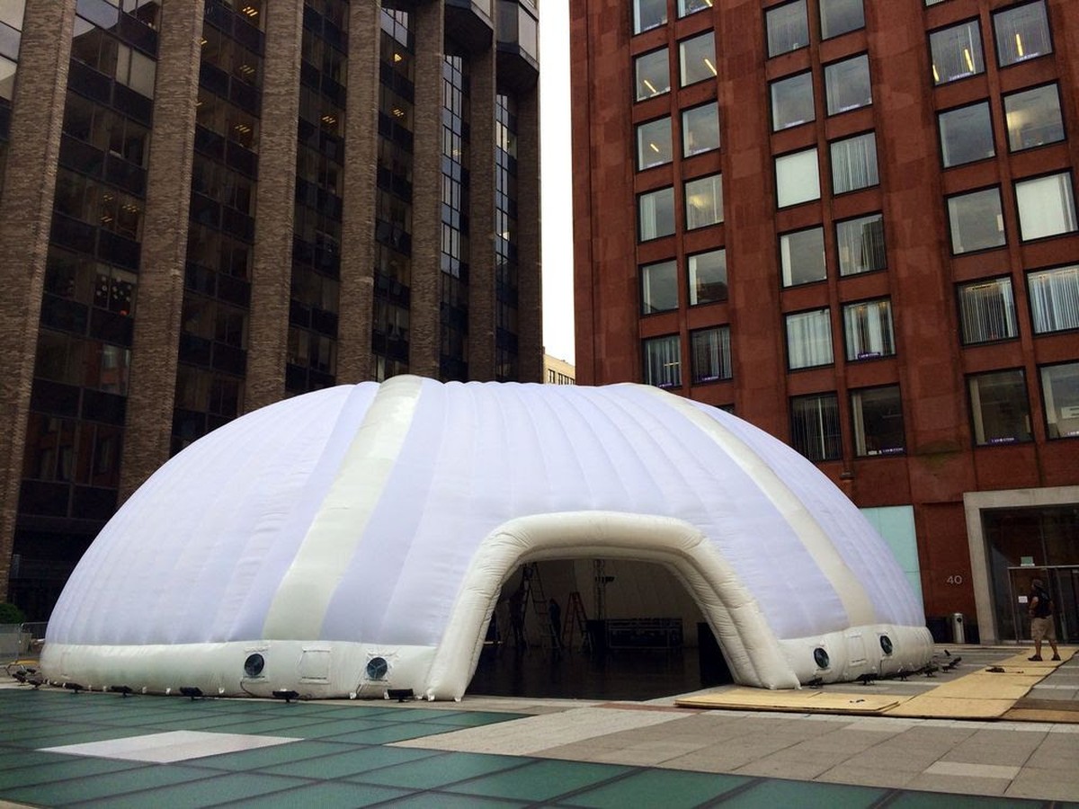 small inflatable dome