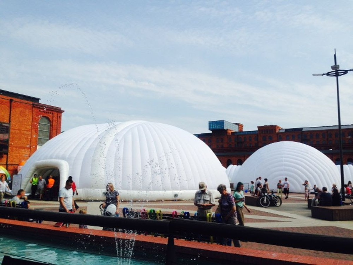 small inflatable dome