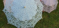 pastel lace umbrella