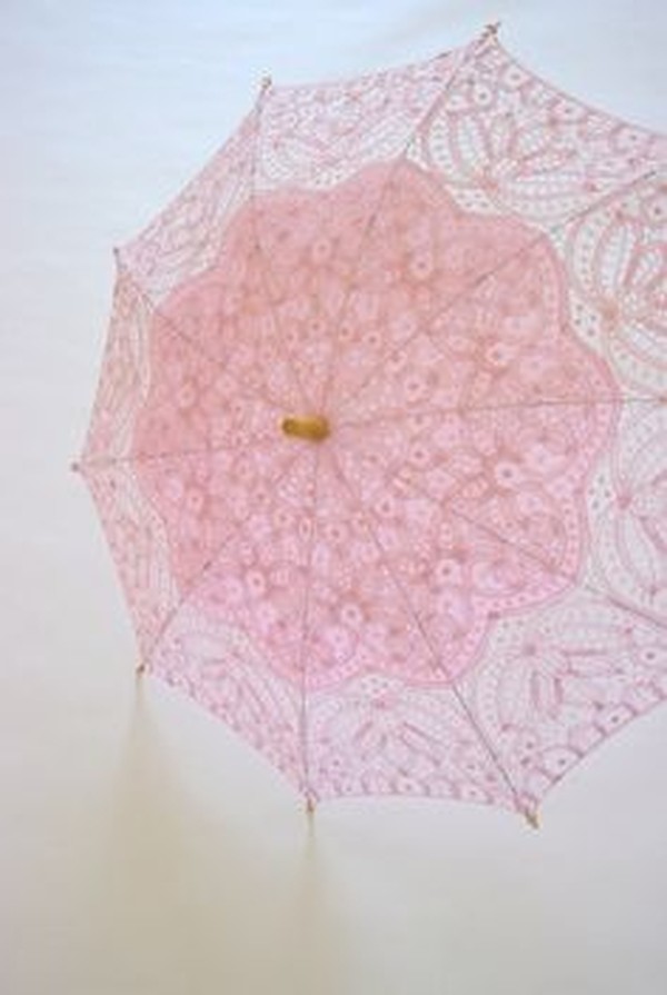 pastel lace umbrella