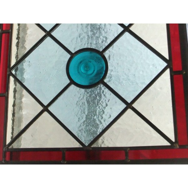 Handmade Stained Glass Overhead Panel