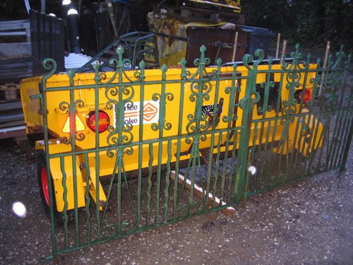 Original Solid Wrought Iron Gates Original Solid Wrought Iron Gates