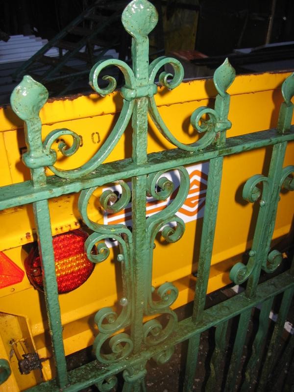 Original Solid Wrought Iron Gates