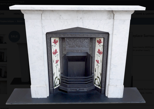 original antique Marble Fireplace Surround original antique Marble Fireplace Surround