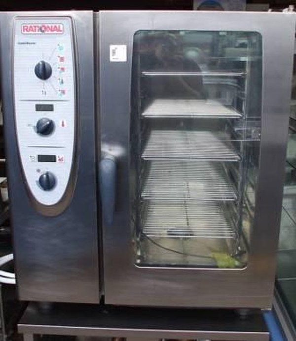 Rational CM Electric 10 Grid Combi Oven with Stand