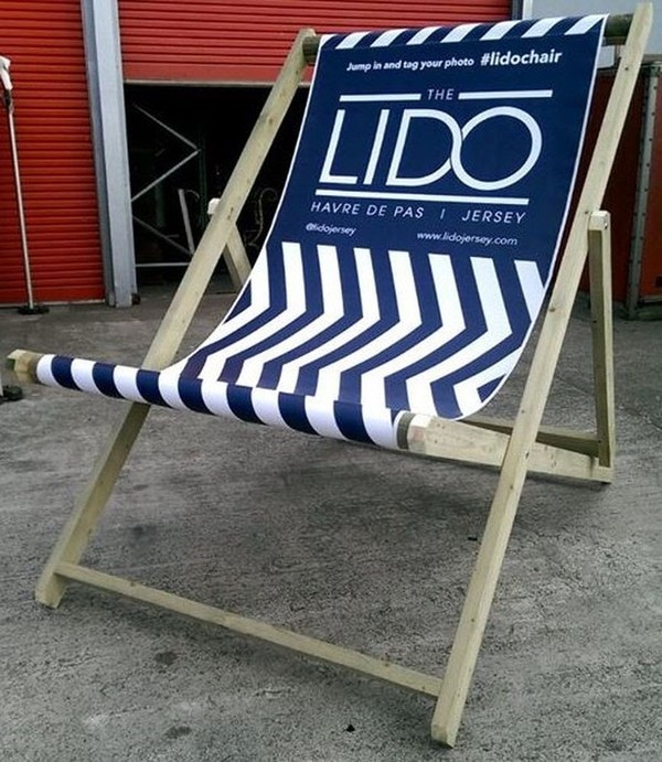 Promotional branded deck chairs