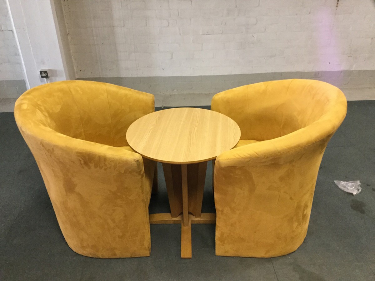 tub chairs and coffee tables  birkenhead