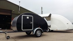 Teardrop Caravan Camper Trailer Retro Vw Glamping Mini Van Festival Tent Surf