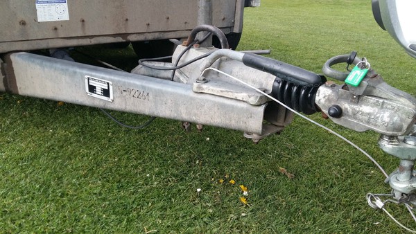 Ifor williams tow hitch and break away wire