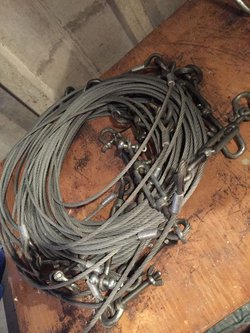 12m roof tension wires (x8)