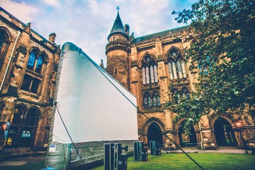 Giant 12m inflatable "Airscreen" Cinema Screen Giant 12m inflatable "Airscreen" Cinema Screen