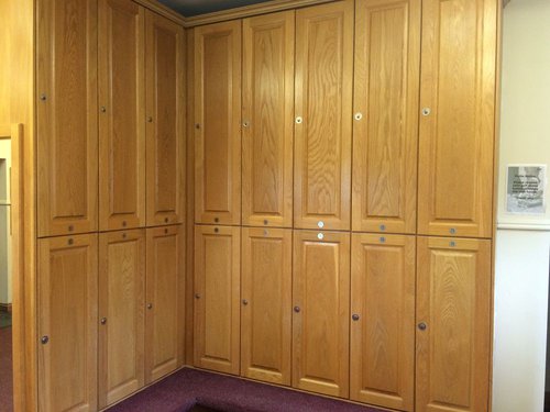 Oak Changing Room Lockers Oak Changing Room Lockers