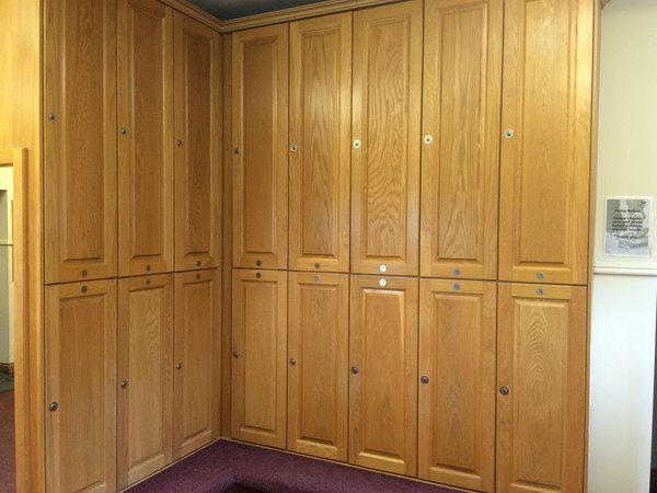 Oak Changing Room Lockers
