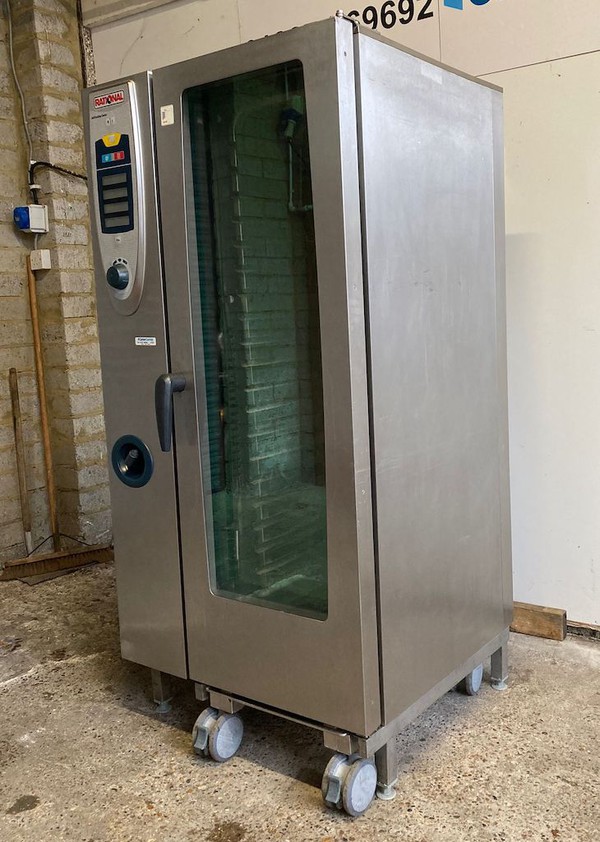 Buy Used Rational SCC 20 Grid Combi Steam Oven with Roll in Trolley