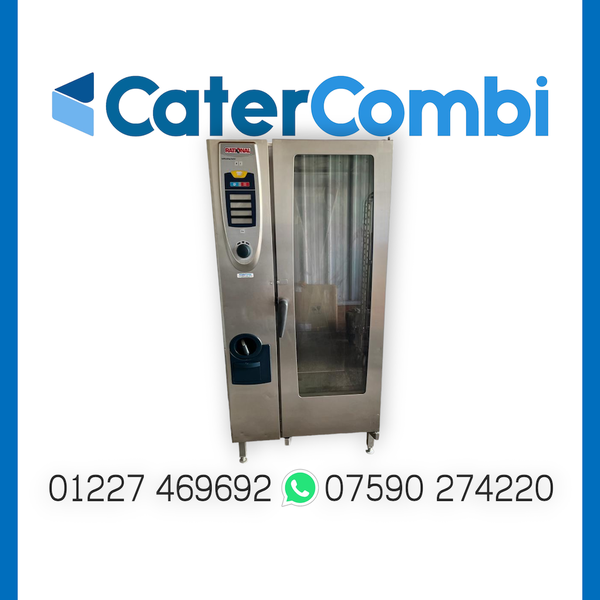 Rational SCC 20 Grid Combi Steam Oven with Roll in Trolley