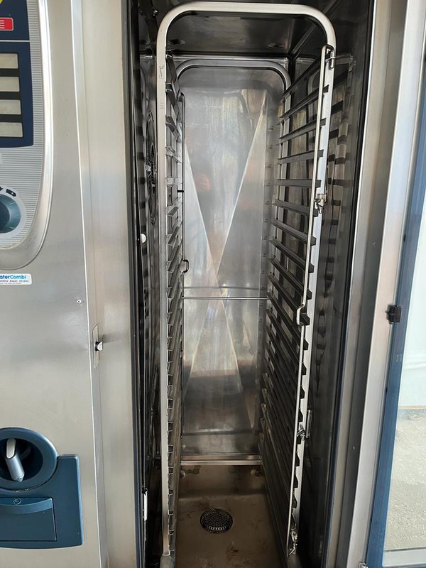 Refurbed Rational SCC 20 Grid Combi Steam Oven with Roll in Trolley