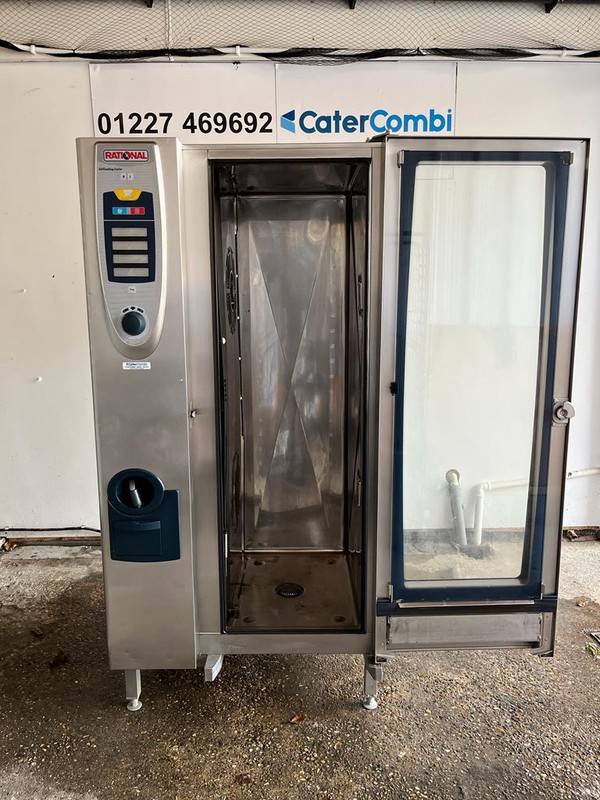 Selling Rational SCC 20 Grid Combi Steam Oven with Roll in Trolley