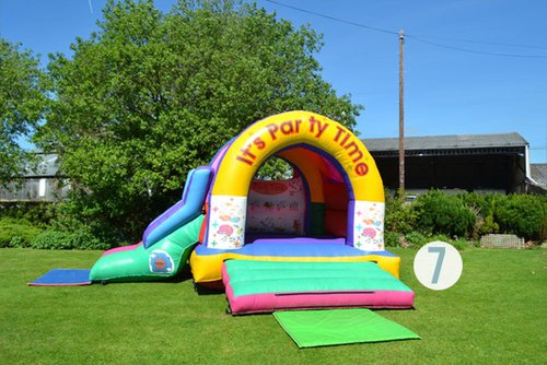 15ft x 15ft (12ft high) Bouncy Castle with Slide 15ft x 15ft (12ft high) Bouncy Castle with Slide