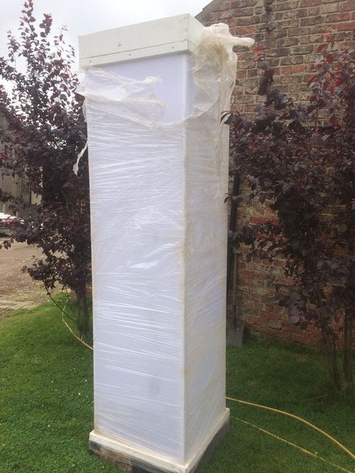 White columns White columns