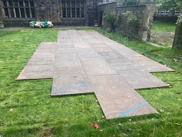 marine ply marquee floor