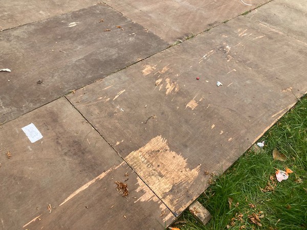 Used marquee Wooden flooring