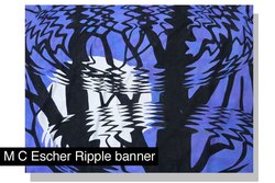Escher Ripple UV Reactive Inflatables and Backdrops