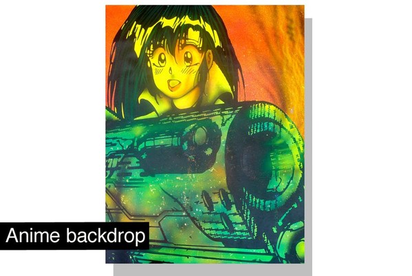 Anime UV Reactive Backdrops