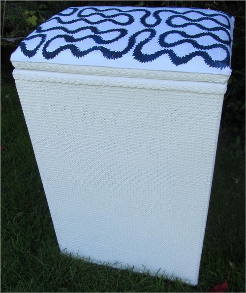 Lloyd Loom Box westwood Punk Squiggle Print Laundry Basket Lloyd Loom Box westwood Punk Squiggle Print Laundry Basket