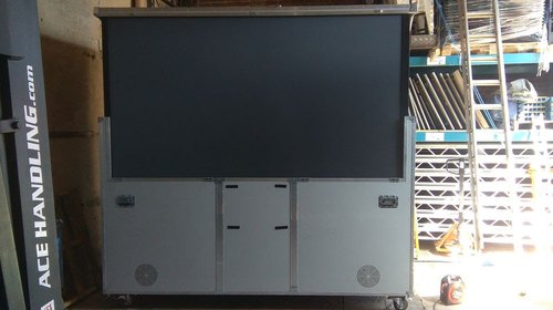 Trojan 110" Projection Screen Flightcase System Trojan 110" Projection Screen Flightcase System