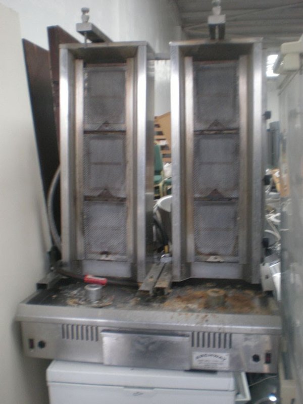 Double Kebab Rotary Grill