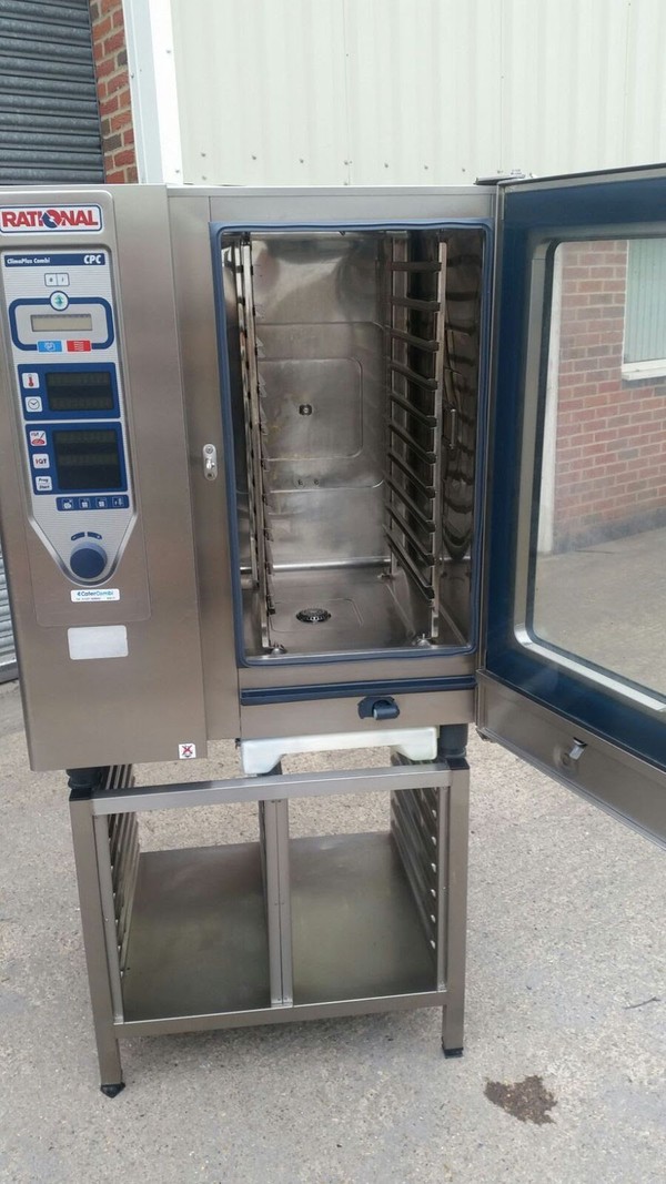 Rational CPC 10 Grid Combi oven, with stand
