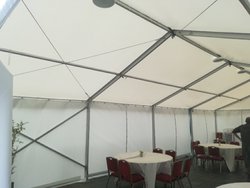 18m x 6m framed marquee for sale