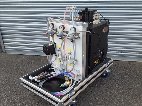 Mobile Dispense System in Flight Case (on Wheels)