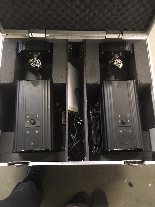 Martin Image Scanners in flight case Martin Image Scanners in flight case