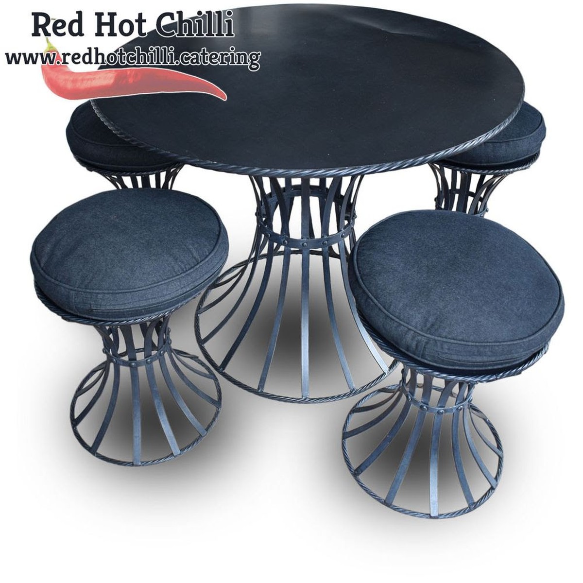 Secondhand Chairs And Tables Cafe Or Bistro Black Round Black Round Tables Stools Sets X2 Ref Rhc1908 Warrington
