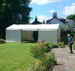 White PVC Commercial marquee