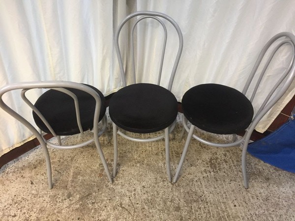 Silver Metal Chairs