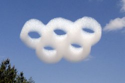 Floating cloud logo