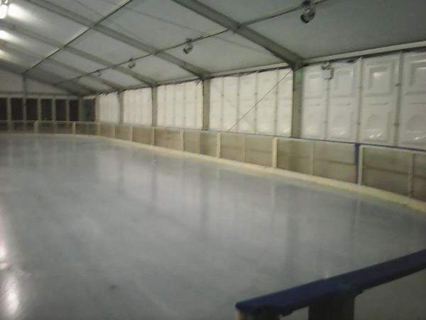 The Ice Skating Rink Dasher Boards 58 m x 28m