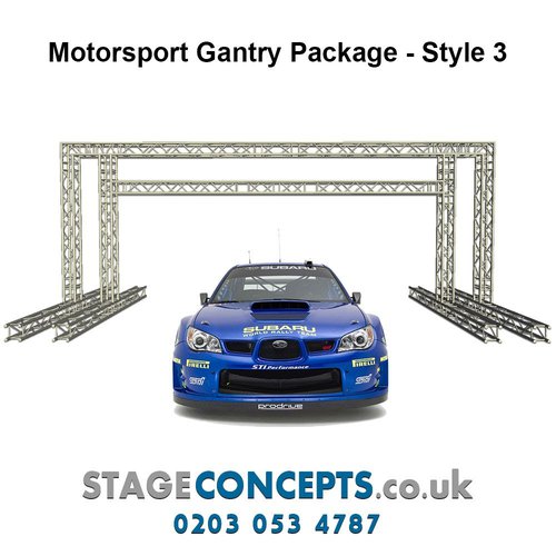 Race Start and Finish Line Truss Gantry System Style 1 - H4m x W8m Race Start and Finish Line Truss Gantry System Style 1 - H4m x W8m