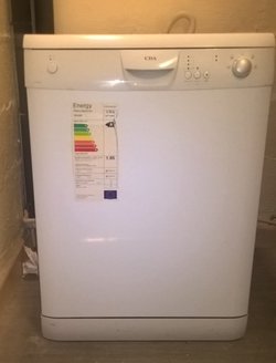 White CDA Dishwasher