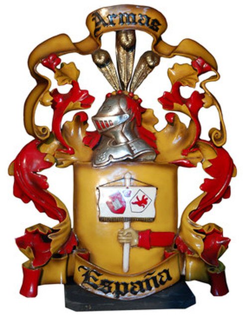 Freestanding Medieval shield / coat of arms prop Freestanding Medieval shield / coat of arms prop