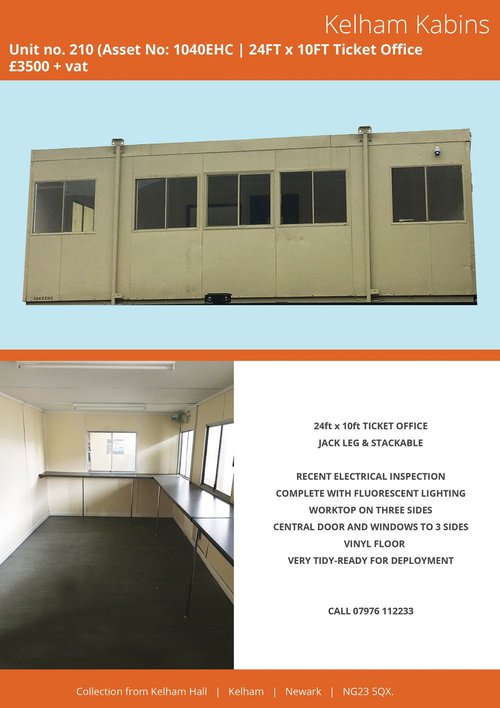 Portable Office / Ticket Office / Site Office Portable Office / Ticket Office / Site Office