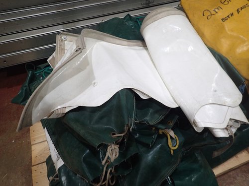 Used Pvc 3M & 2M Roofs & Gables  In 3M & 1.5M Lengths Scalloped & Bungee Tension