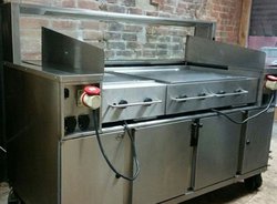 Rieber Varithek ACS 1600 O3 Air Clean cooking station with two griddles / contact grill