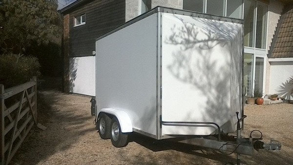 Twin Axle 10x6 Tow A Van Box Trailer