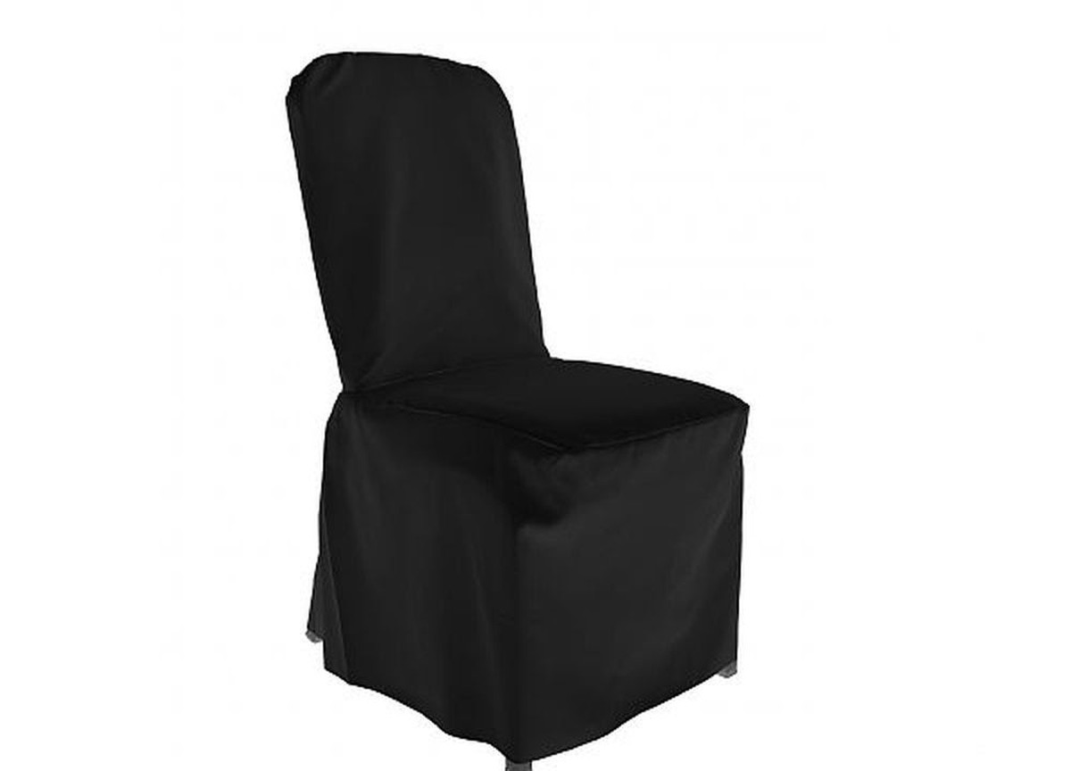 Secondhand Chairs and Tables | Chair Covers | 180x Black Chair Covers