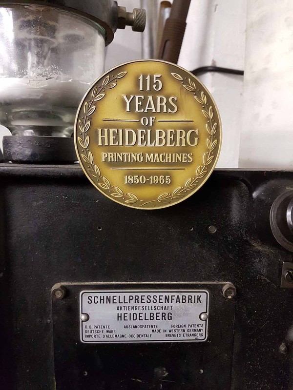 Heidelberg printing presses